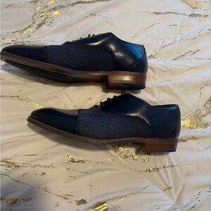 Stacy Adams Elegant Navy Leather Men's Shoes